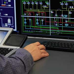 chemical process software control panel